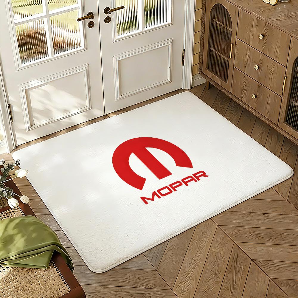 Mo-pars Car Parts Floor Mat Soft Thickened Absorbent Non-Slip Bedroom Living Room Door Mat Home Decor Flannel Rugs