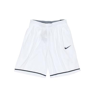 Классические баскетбольные шорты с эластичным логотипом Dri-Fit с низкой посадкой, мужские брюки белого цвета AQ5601-100