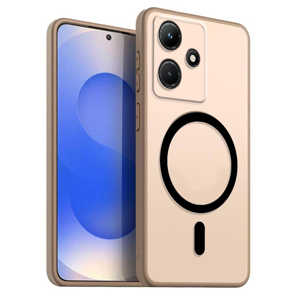 Магнитный железный кольцевой чехол для телефона для infinix HOT 30i NFC, 30 4G, матовый мягкий ТПУ, ударопрочный чехол
