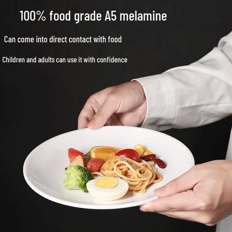 Круглая melamine тарелка для буфета/ужина