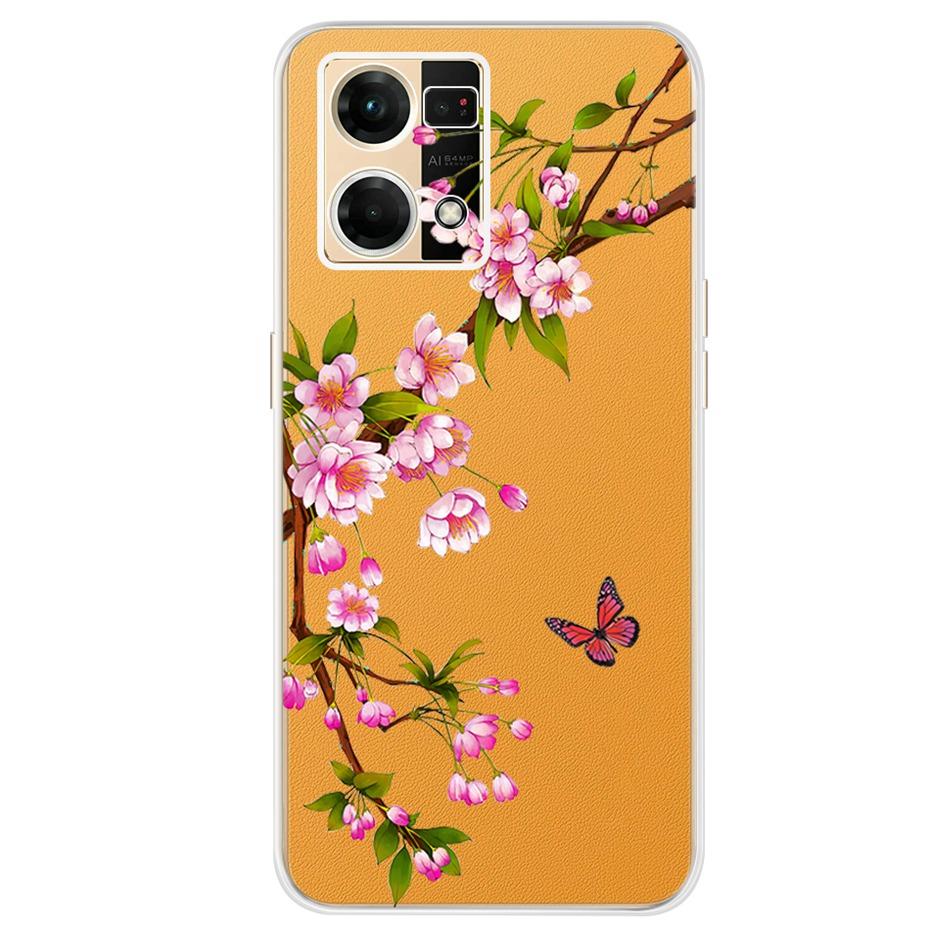Для Oppo Reno7 4g Чехол Силиконовый Прозрачный Мягкий ТПУ Чехол для Телефона Для Oppo Reno7 CPH2363 Чехлы Funda Reno 7 Прозрачный Бампер