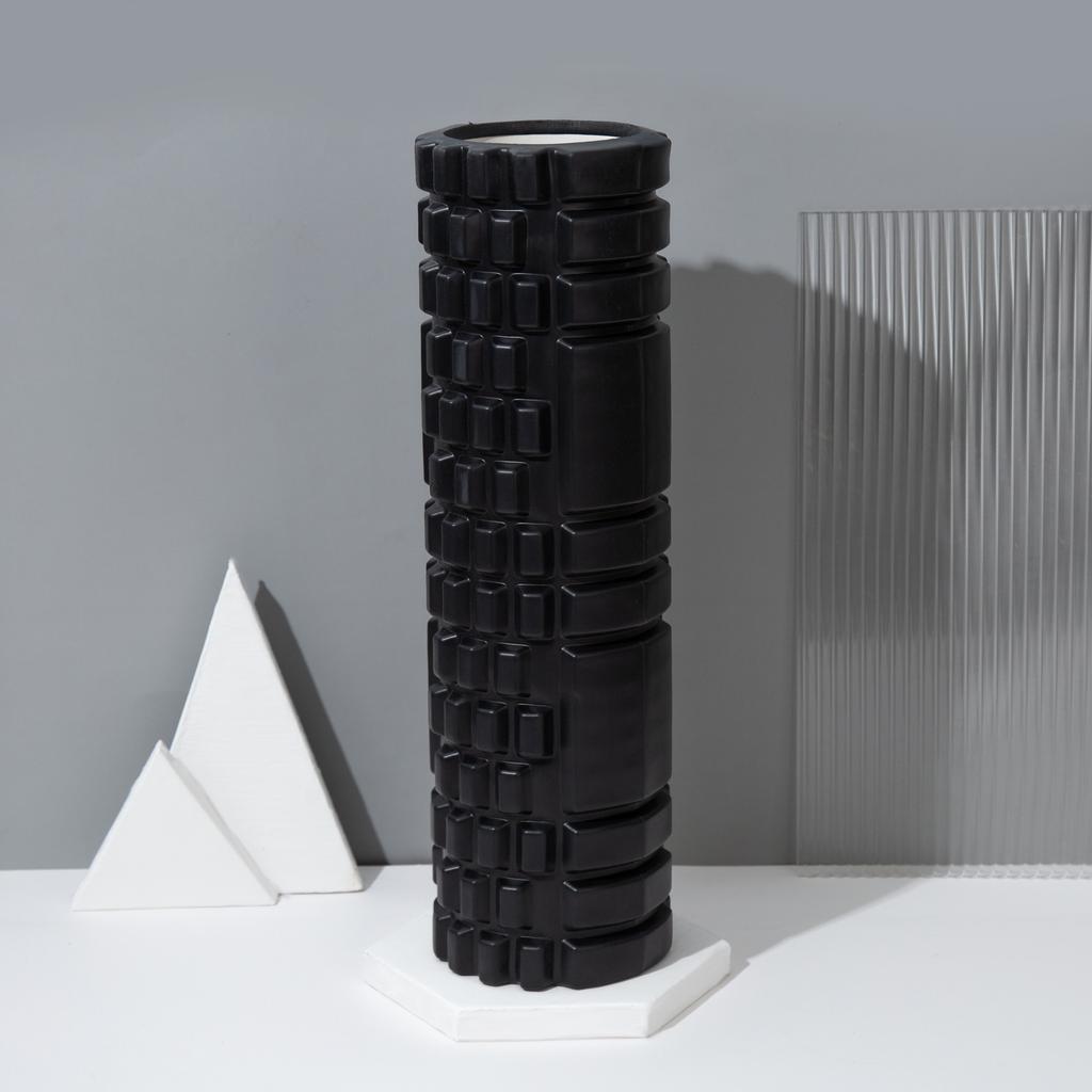 Connors Solid Foam Shaft Muscle Relaxation Skinny Leg Roller Massage Yoga Column Auxiliary Tools Supplies Equipment.