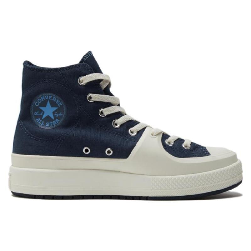 Converse All Star Construct Удобные и универсальные Прочные и легкие парусиновые кеды с высоким верхом Унисекс Темно-синие