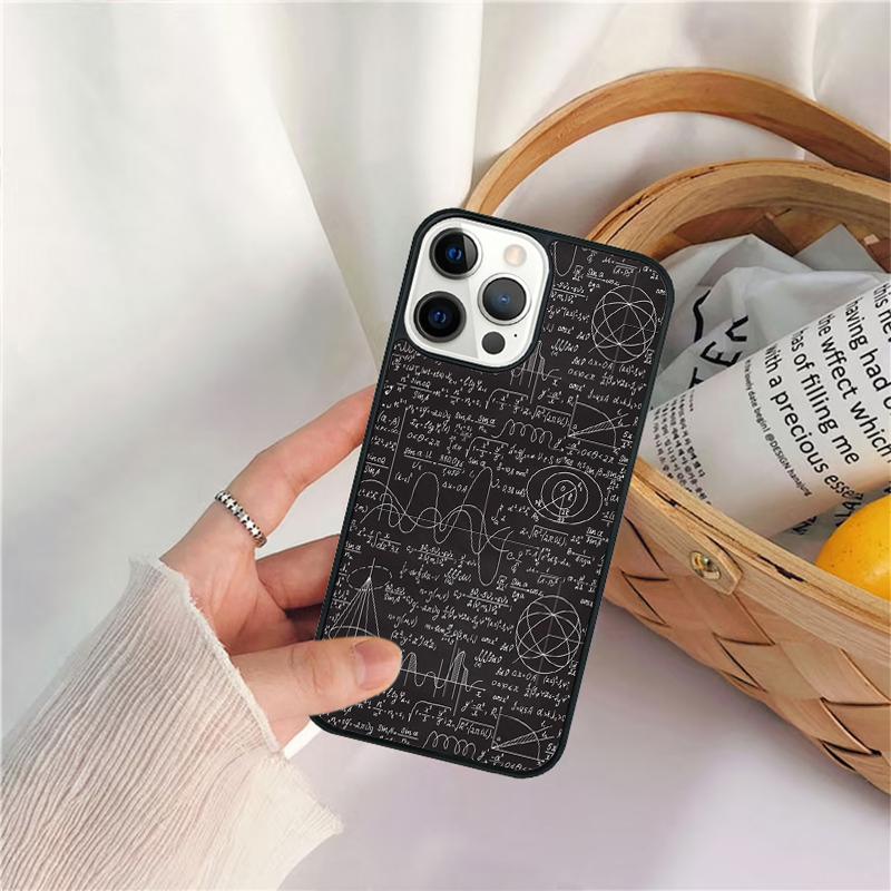 Символ Математика Наука Физика Формулы Чехол для телефона Для iPhone 17 Air 16 15 14 11 12 13 Pro MAX Plus coque Чехол