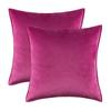 Home Decoration Edge Velvet Waist Pillow Cushion Cover Super Soft Plush Hotel Sofa Pillow Cover
