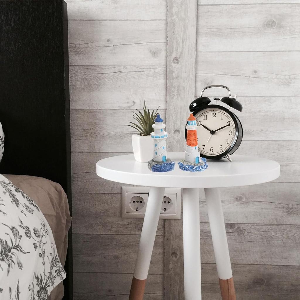 Toyvian 4 шт. Мини-декор маяка Средиземноморские фигурки Орнаменты Миниатюрные ландшафтные украшения (Случайный шаблон)