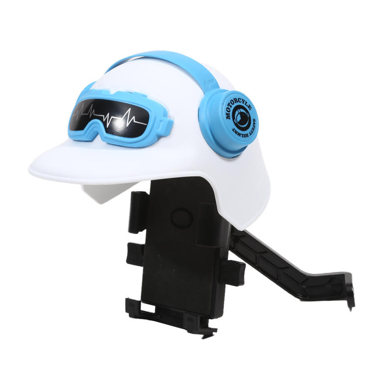Creative Small Helmet Sunscreen Phone Stand Sunshade Umbrella Phone Bracket Mobile Phone Holder for Motorcycle Bike Accessories