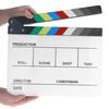 Film Clapper Board Acrylic Dry Erase Slate Colorful Director Video Scene Clapboard Cut Prop Whiteboard Marker Filming Tool