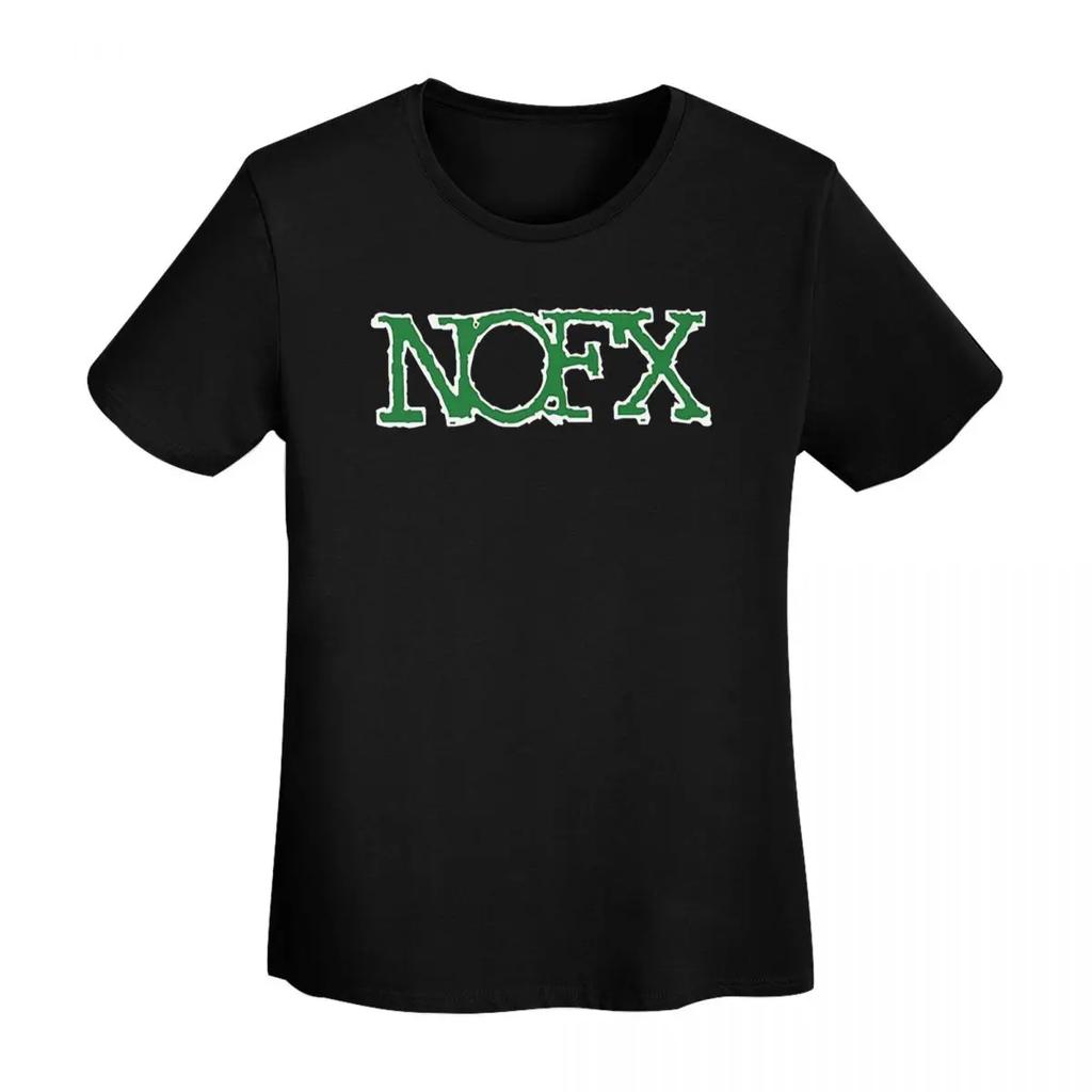Футболка с черепом NOFX Final Tour Женская с коротким рукавом Круглый вырез Уличный стиль Хлопок Летние футболки Уличный стиль