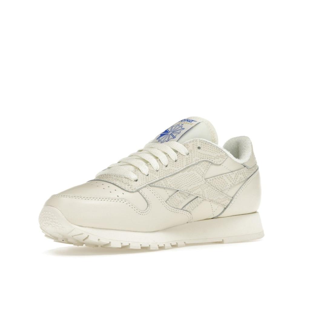 Awake NY x Reebok Classic Leather Белые под змеиную кожу Унисекс Кроссовки Кремовый Песочный Мел H03327