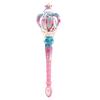 Electric Light-Up Rotate Fairy Wand Kids Girls Illuminating Princess Wand with Music Gradient Color Heart Colorful Light