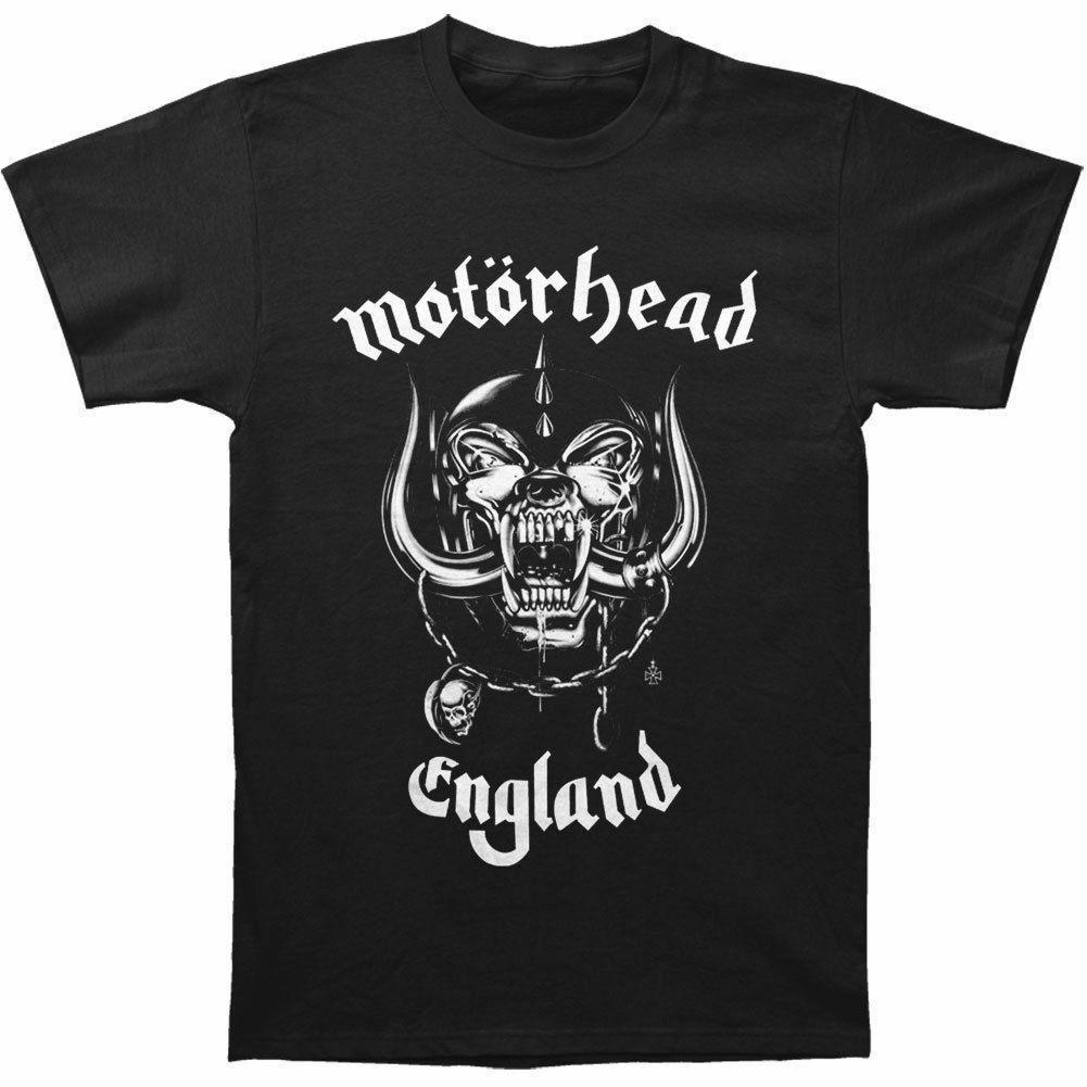 Officially MOTORHEAD UNISEX TEE: ENGLAND (BACK PRINT)MHEADTEE01MB