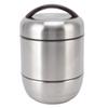 Insulation Bento Lunch Box 4 Layer Stackable Compartment Stainless Steel Lunch Container for