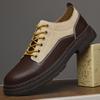 Мужская рабочая обувь в британском стиле, повседневная обувь на толстой подошве, мужская кожаная трендовая обувь, обувь в стиле ретро, роскошная обувь