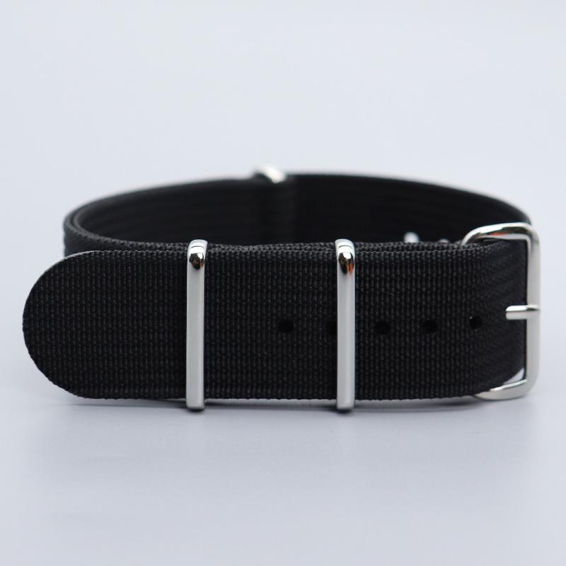 Популярный военный зеленый нейлоновый ремешок НАТО для часов, 20 мм и 22 мм, подходит для Seiko 5 и Rolex Submariner.