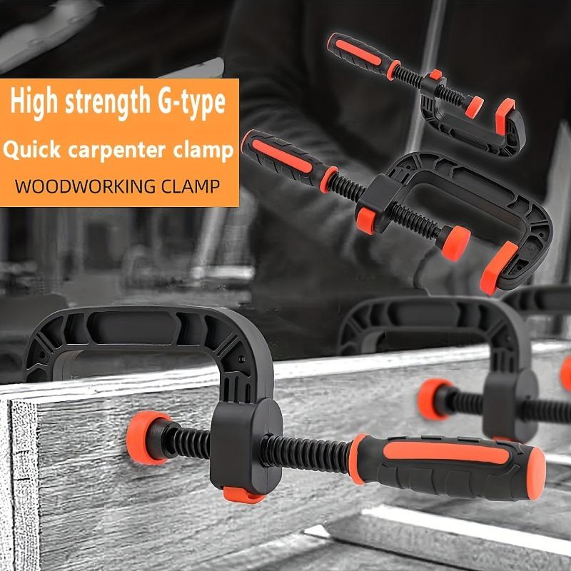 1Pc 7 Inch Spring Clamps for Woodworking Wood with Powerful Clamping Force Reinforced Plastic Nylon Clamps Jaw Opening Clamps