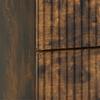Nightstand Smoked Oak 43 x 41 x 66.5 cm Particleboard