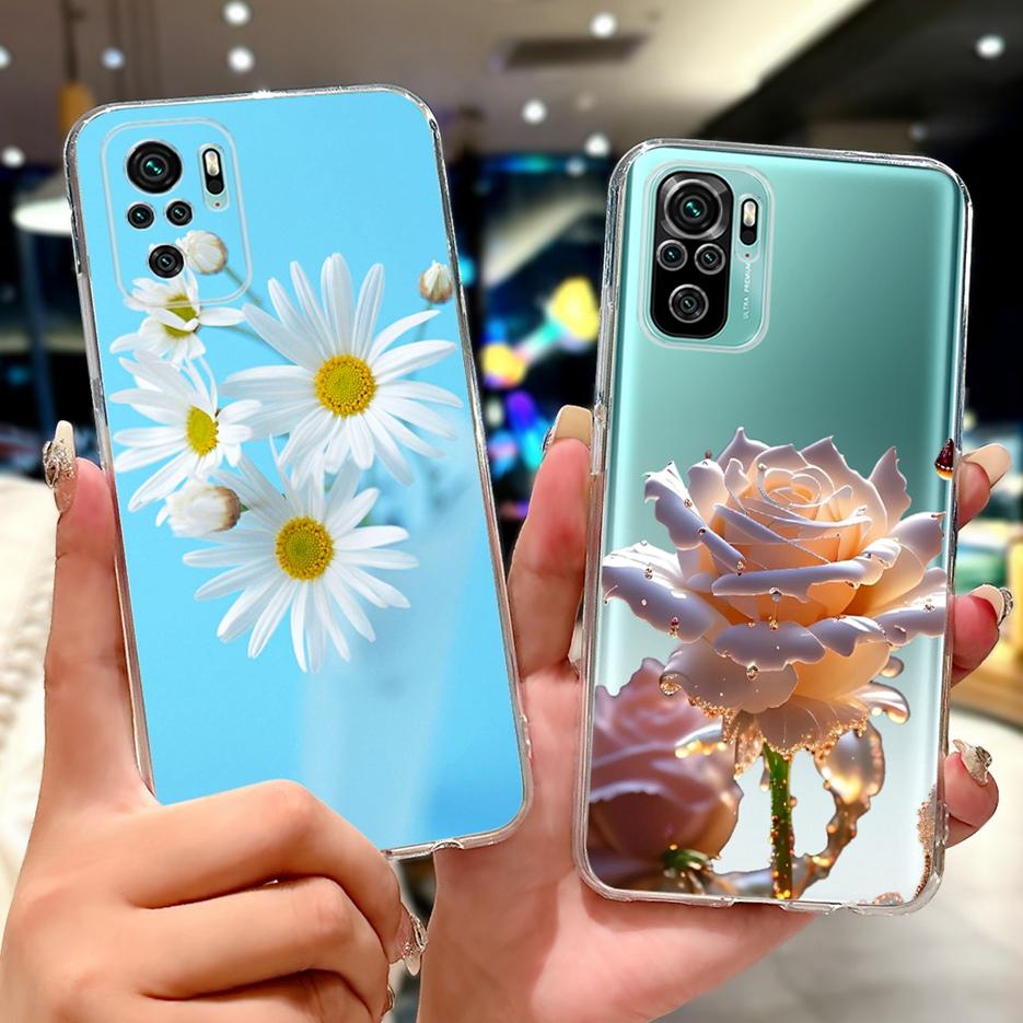 Для Xiaomi Redmi Note 10 4G Чехол Note 10S Милый Счастливой Рыбой Кои Расписной Чехол Мягкий Силиконовый Чехол для Телефона Для Redmi Note 10 Pro Max Fundas