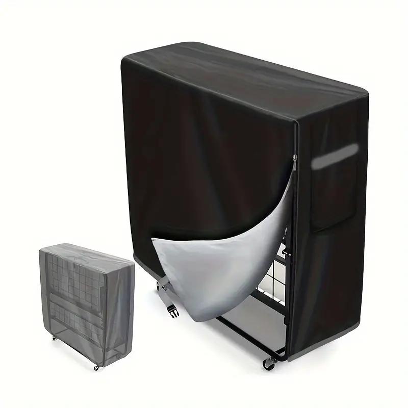 Водонепроницаемый складной чехол для хранения кровати на молнии - Пылезащитный чехол для раскладной кровати для дома, офиса - Подходит для использования в помещении/на улице