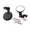 7/8" 22mm Universal Motorcycle Mirrors Round Handlebar Wing Foldable Mirrors End