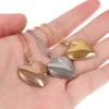 Love Heart Locket Pendants For Women Men Openable Photo Frame Picture Necklace