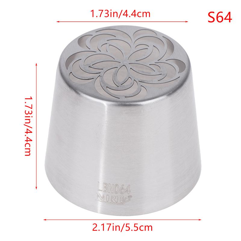 1Pc Stainless Steel Russian Piping Tips Cake Icing Frosting Nozzles Cream Tip For Cupcake Decoration Diy Kitchen Baking Tool
