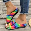 Summer New Large Size Women's Platform Sandals Belt Buckle Decoration European and American Style Light and Comfortable