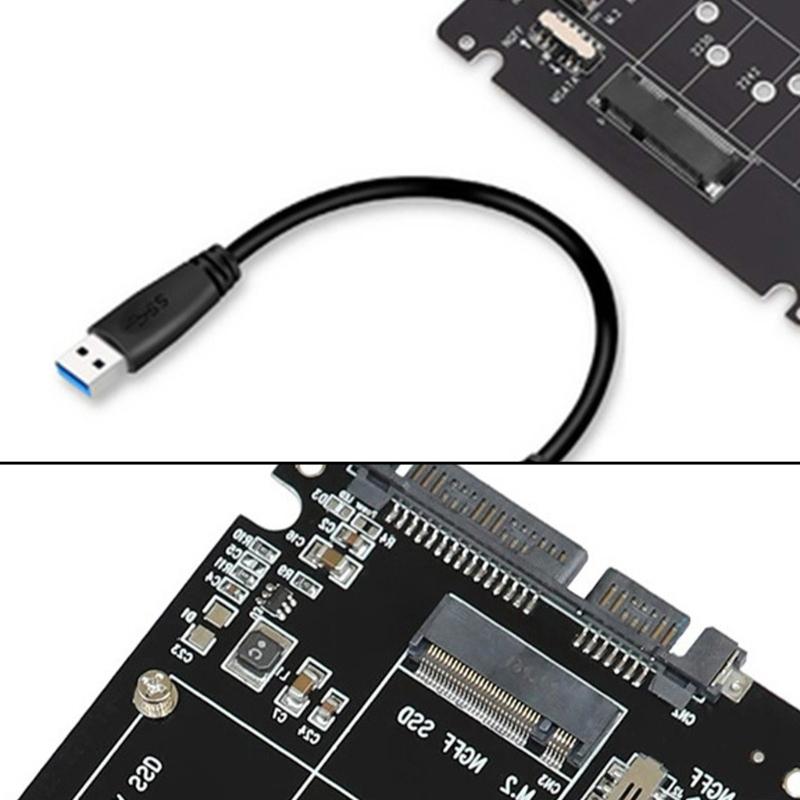 Highly Speed M.2NGFF mSATA SSDs to SATAAdapter Converters to SATAInterfaces m.2NGFF to USB Converter for Versatile Use