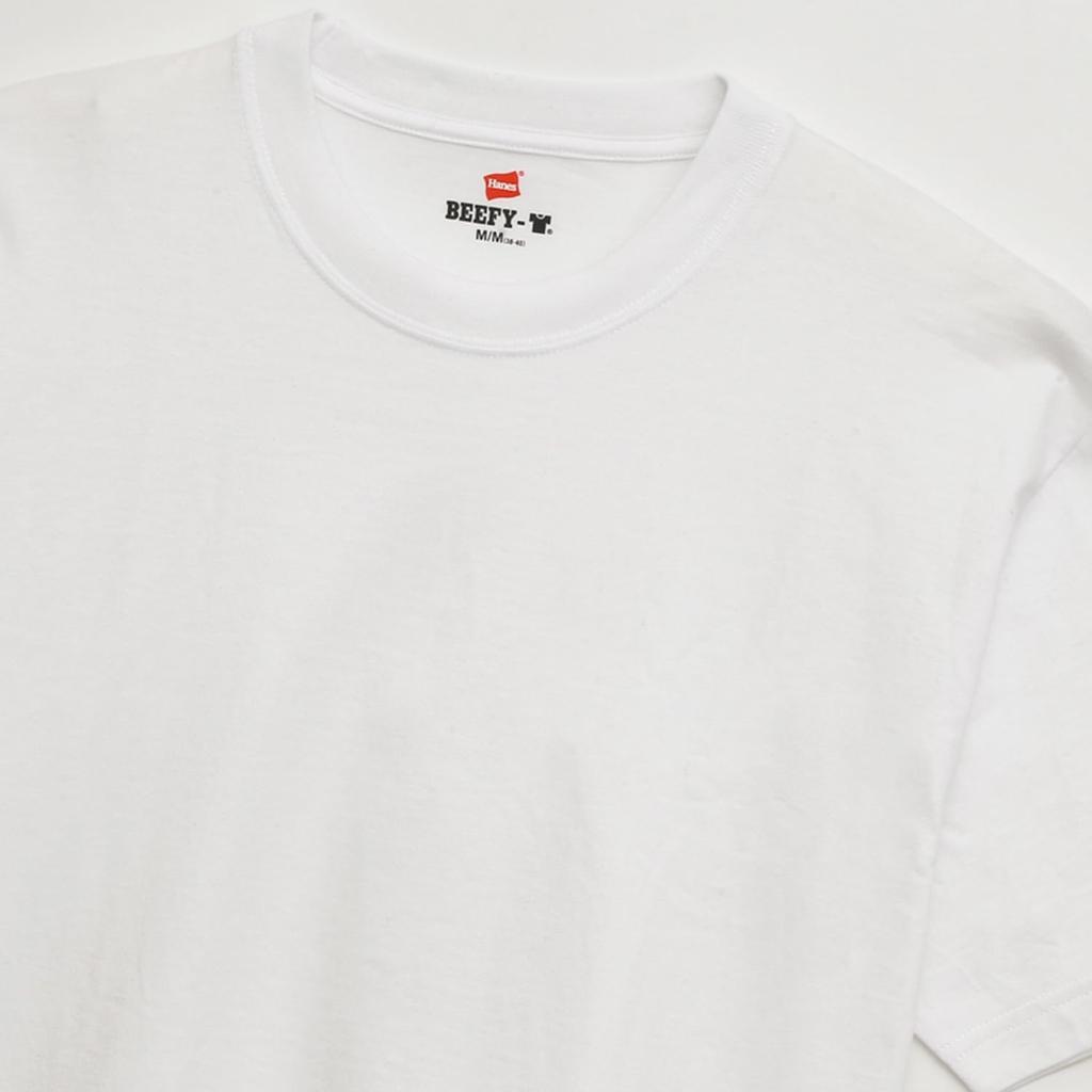 Beefy Set of Thick Round Heavyweight T-Shirts, BEEFY-T, 2, 100% Cotton, Fabric, Body, Tagless, Tee, H5180-2-010-L