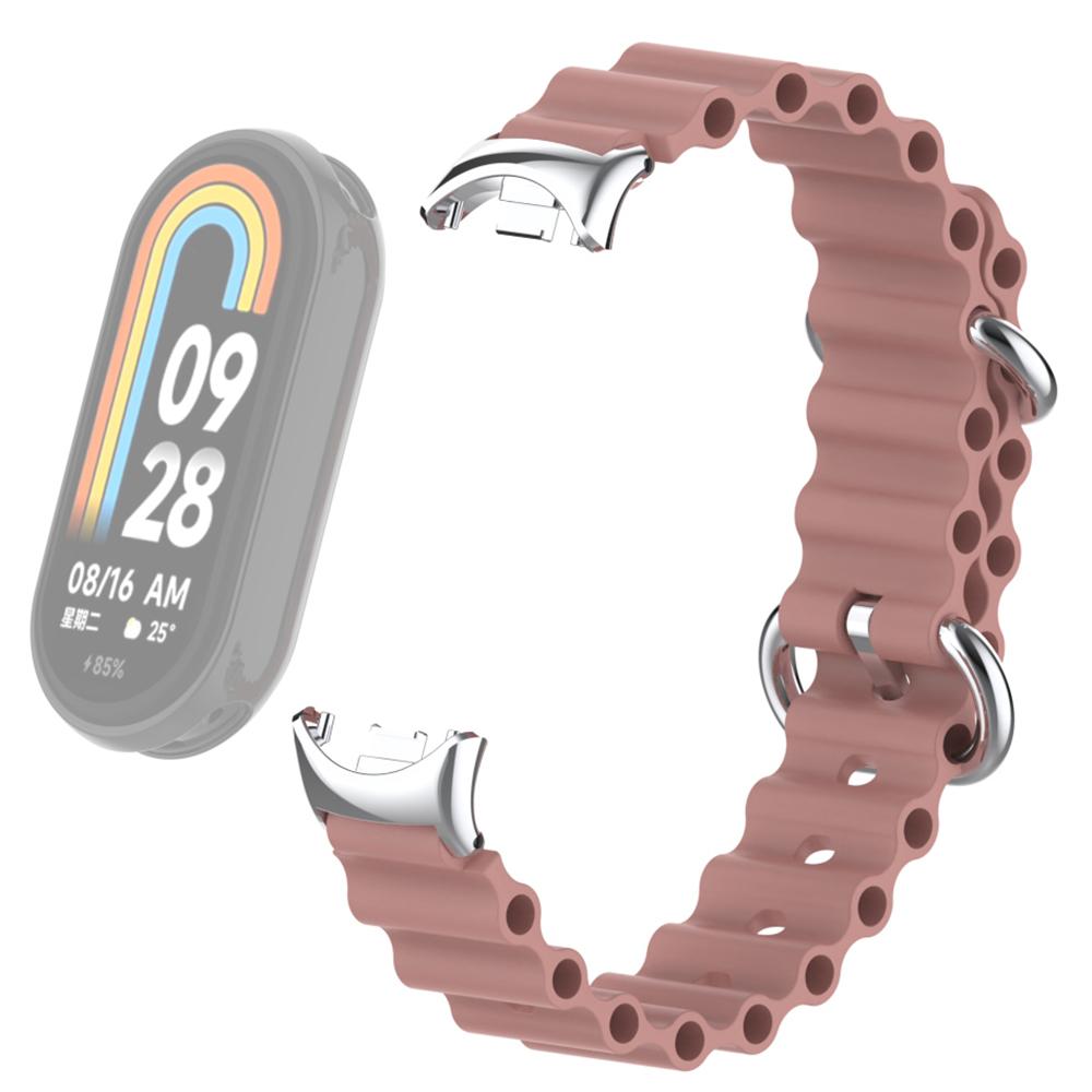 For Xiaomi Smart Band 9 NFC/9/8 NFC/8 Ocean Band Adjustable Loop Sport Watch Strap with Connector