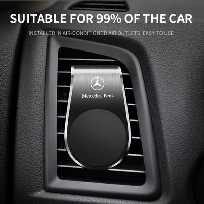 Магнитный L-образный значок AMG для автомобиля, Специальный держатель для телефона с GPS для автомобиля, Автотовары для AMG C500 C200 C300 A B C E GLA CLA GLK GL ML GLE W204 W205