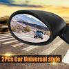 Pair Universal Car Classic Door Wing Side View Mirror with Gaskets Vintage