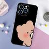 Чехол для мобильного телефона Apple Iphone15 Pro, милый чехол для мобильного телефона с изображением тигра и парой волос, устойчивый к падениям, Huawei Three
