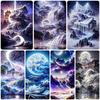 5D Diamond Painting Fantasy Palace Full Diamond Mosaic Art Dream Clouds Diamond Embroidery Home Decor New Collection S463