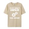 I M My Family Unpaid Tech Support It Nerd Geek Computer Oversized T Shirt Men Mens Christmas Graphic Tee Shirt
