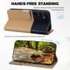 Мультяшная серия для Samsung Galaxy A35 5G Чехол Кошелек Сплетенная кожаная обложка