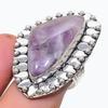 Natural Chevron Amethyst Gemstone 925 Sterling Silver Jewelry Ring Size 8.5 a5P29