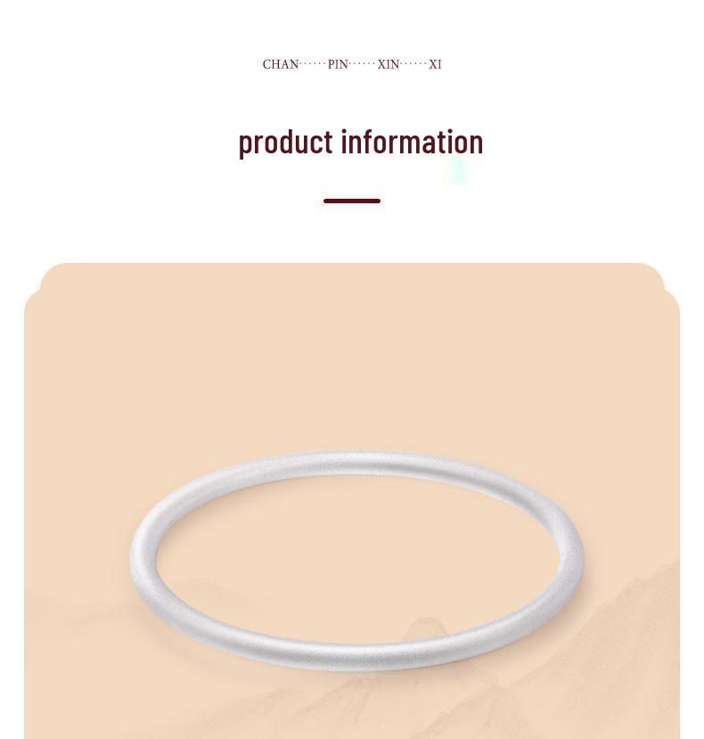 Женский браслет из стерлингового серебра 999 пробы: Древний метод, Сплошной круг, Студенческая версия, Рождественский подарок.