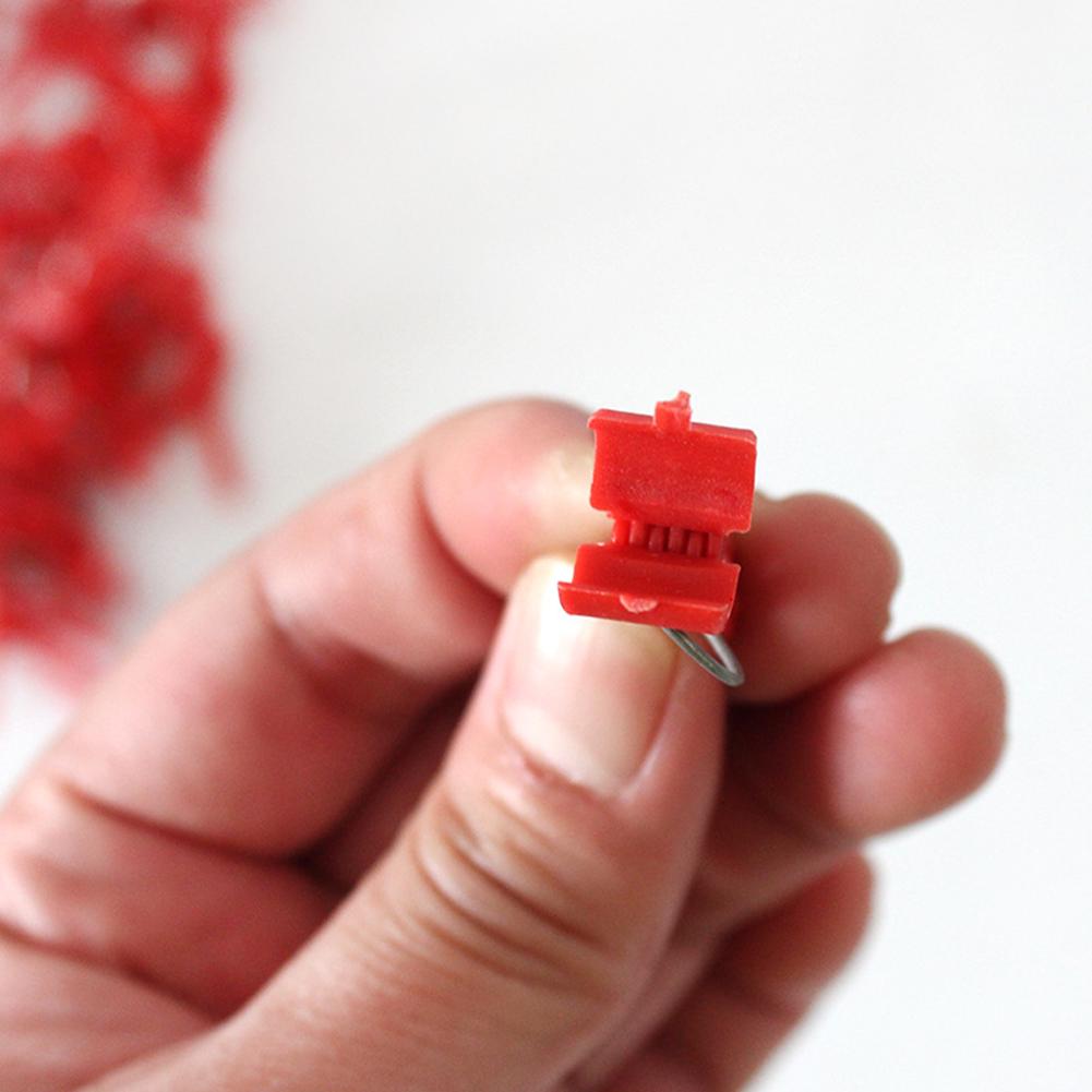 50 шт. пластиковые зажимы для прививки садовые овощи баклажаны помидоры виноградная лоза зажим