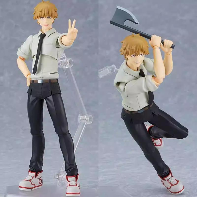 Фигурка Figma 586 Человек-бензопила Аниме Фигурки Дендзи Фигурка Действия Почита Игрушки Для Подарков Коллекция Дисплей