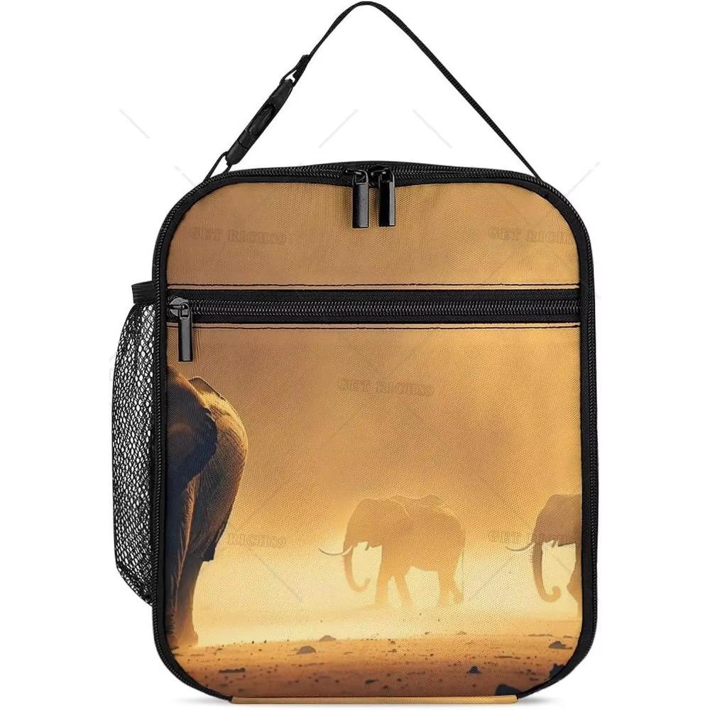 Сумка-холодильник Animal Lion для обеда, переносная, многоразовая, большая емкость, ланч-бокс для работы
