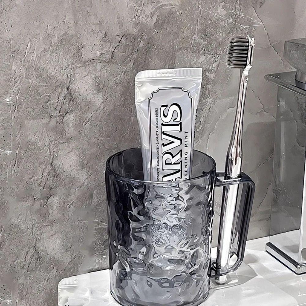 Glacier Pattern Mouthwash Cup Plastic Toothbrush Holder Fashion Toothbrush Cup Home Bathroom