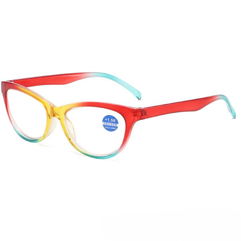 Унисекс Оверсайз Модные очки для чтения с леопардовым принтом Ретро Кошачий глаз Высокой четкости Блокирующие синий свет Очки для пресбиопии