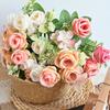Simulated Rose Bundle Photography Props Home Decoration Handheld European Oil Painting Rose Bundle Simulated Flowers Fake Flowers
