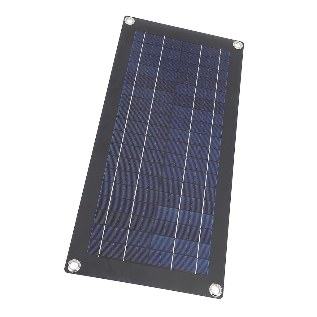 Solar Battery Trickle Charger Maintainer 20W 18V Portable Solar Panel Trickle Charging Kit for Outdoor Camping Hiking