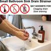 3 шт. Маленькая сливная корзина, сливной фильтр из нержавеющей стали для раковины, 3 шт. сливной коллектор для волос для прачечной, раковины для мытья полов