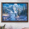 DIY алмазная живопись красивая снежная гора набор крестиков мозаика искусство алмазная живопись полный круг/квадратный алмаз украшение дома