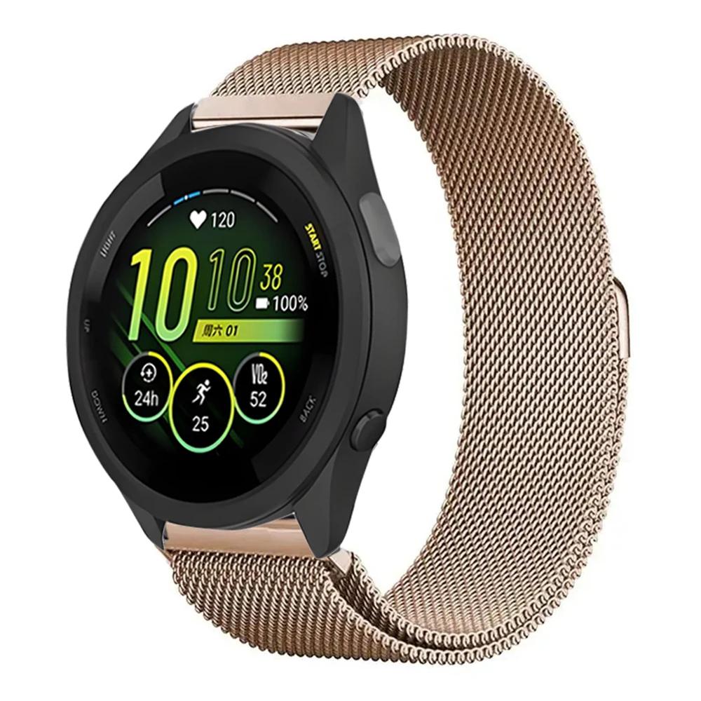 20 мм 22 мм Миланский ремешок Для Garmin Forerunner 165 55 645 265 965 255/Active 5/Vivoactive Аксессуары браслет Garmin Venu 3