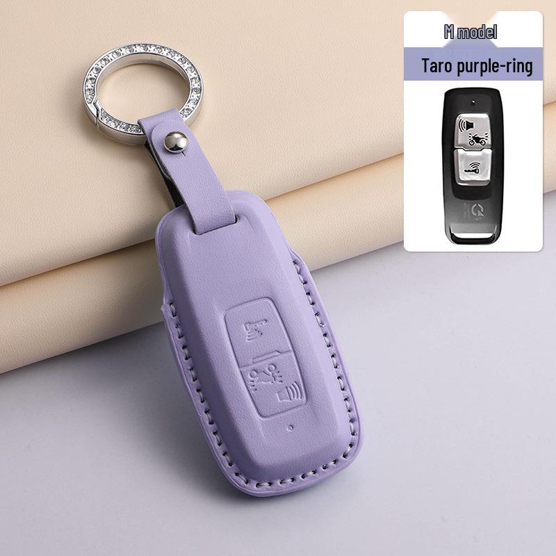Handmade Motorcycle Key Cover for Click150, Vario150, PCX160 - Two-Button Style