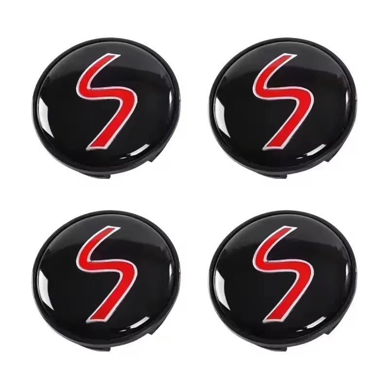 4 шт. 54 мм 56 мм Для Mini Cooper One S JCW R53 R55 R56 R57 R60 F55 F56 Наклейка-значок-эмблема на центральный колпачок колеса автомобиля